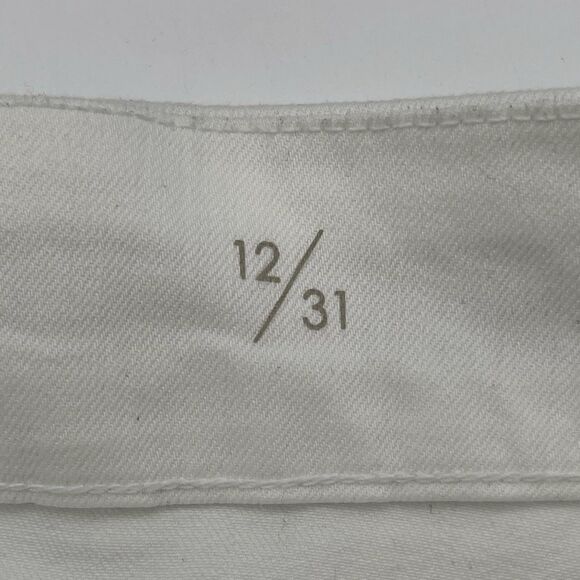 LIVERPOOL Jeans Women's Size 12 Bright White Capri Pull-On Rolled Cuff Pants EUC - Picture 4 of 16